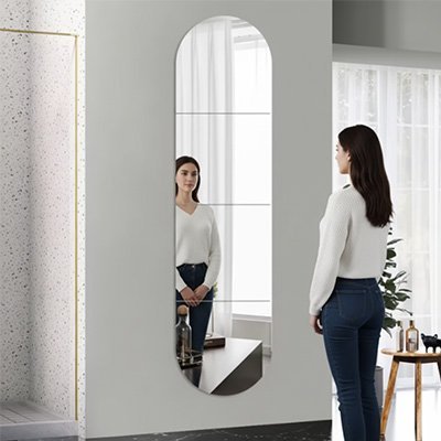 miroir maison a coller
